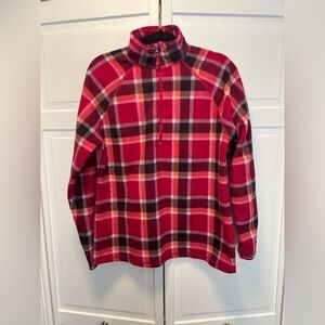 Eddie Bauer Red Plaid Women's Top